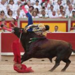 Pamplona, 10 de julio de 2018. Resumen gráfico de la corrida