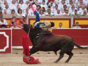 Pamplona, 10 de julio de 2018. Resumen gráfico de la corrida