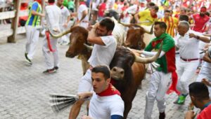 Encierro Miura. Pamplona, 14 de julio de 2018