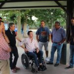 Villaseca de la Sagra, con el alcalde, Jesús Hijosa, a la cabeza, visitaron a Manolo Vanegas