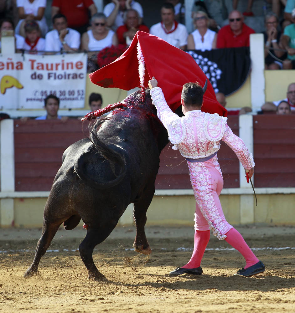 Parentis-en-Born (Francia) - Novillada picada - Domingo 5 de agosto de 2018