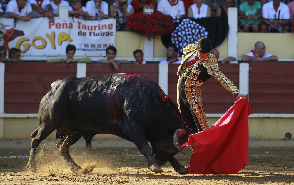 Parentis-en-Born (Francia) - Novillada picada - Domingo 5 de agosto de 2018