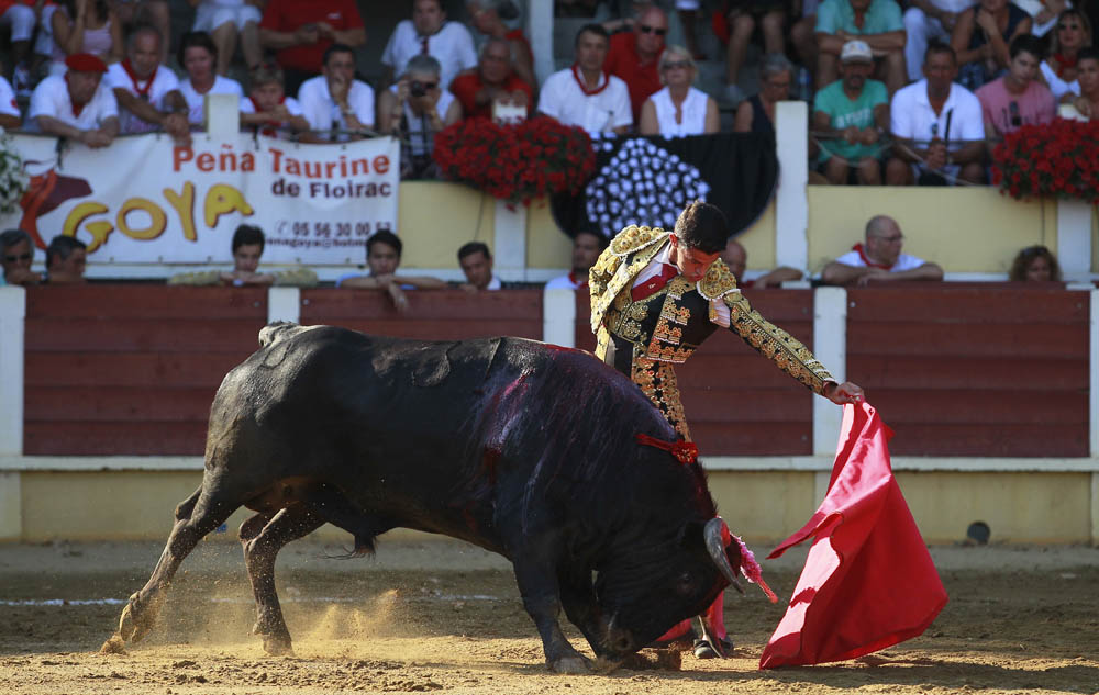 Parentis-en-Born (Francia) - Novillada picada - Domingo 5 de agosto de 2018