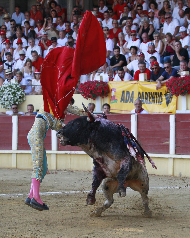 Parentis-en-Born (Francia) - Novillada picada - Domingo 5 de agosto de 2018