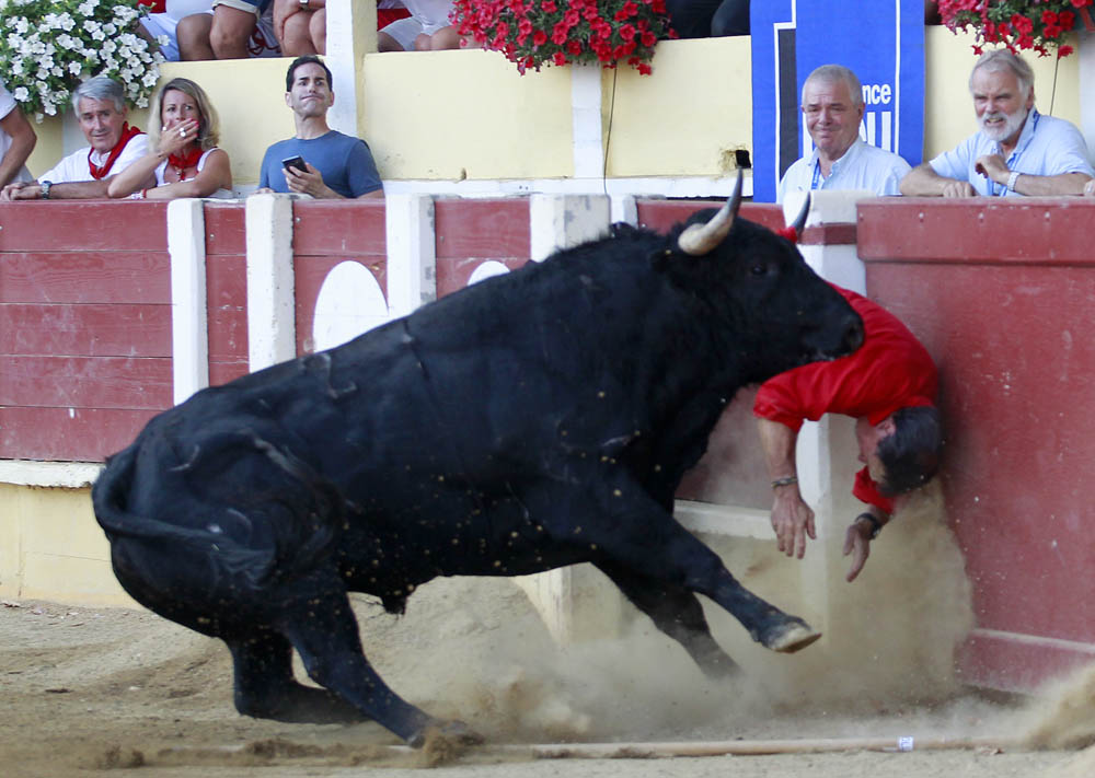 Parentis-en-Born (Francia) - Novillada picada - Domingo 5 de agosto de 2018