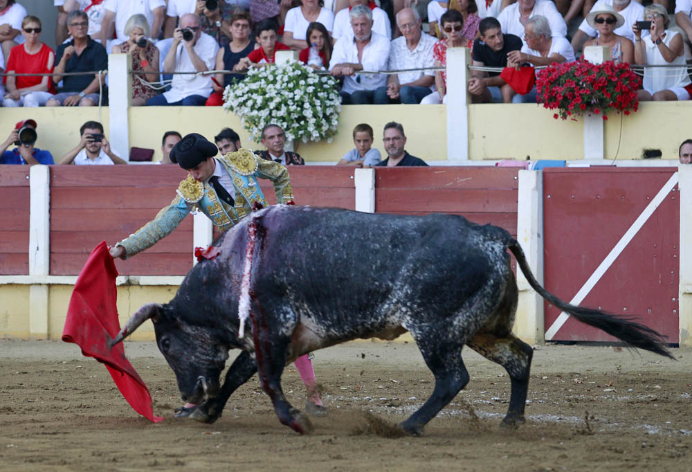 Parentis-en-Born (Francia) - Novillada picada - Domingo 5 de agosto de 2018