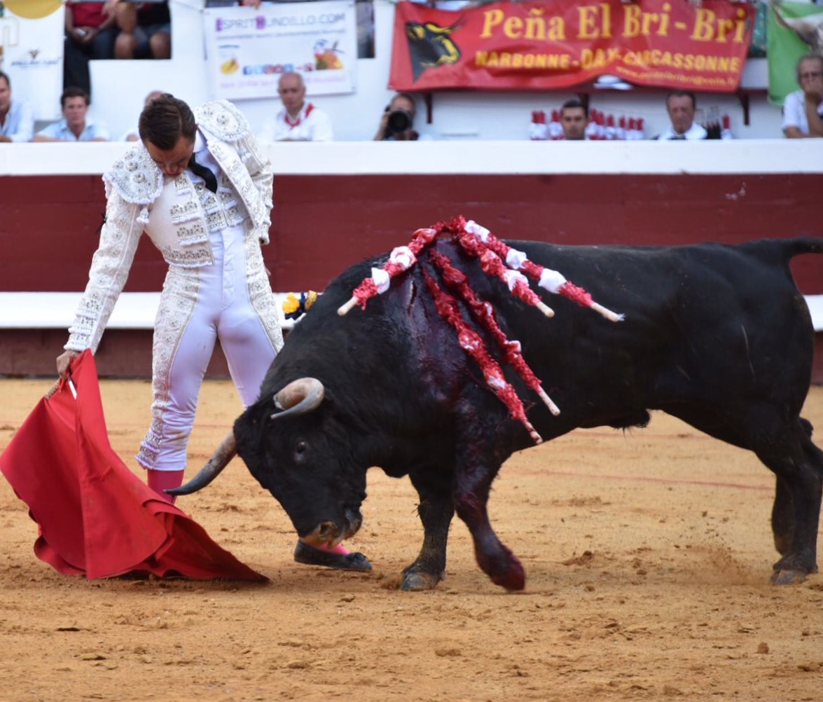 Dax (Francia). Martes, 14 de agosto de 2018. Toros de distintas ganaderías para Juan Bautista
