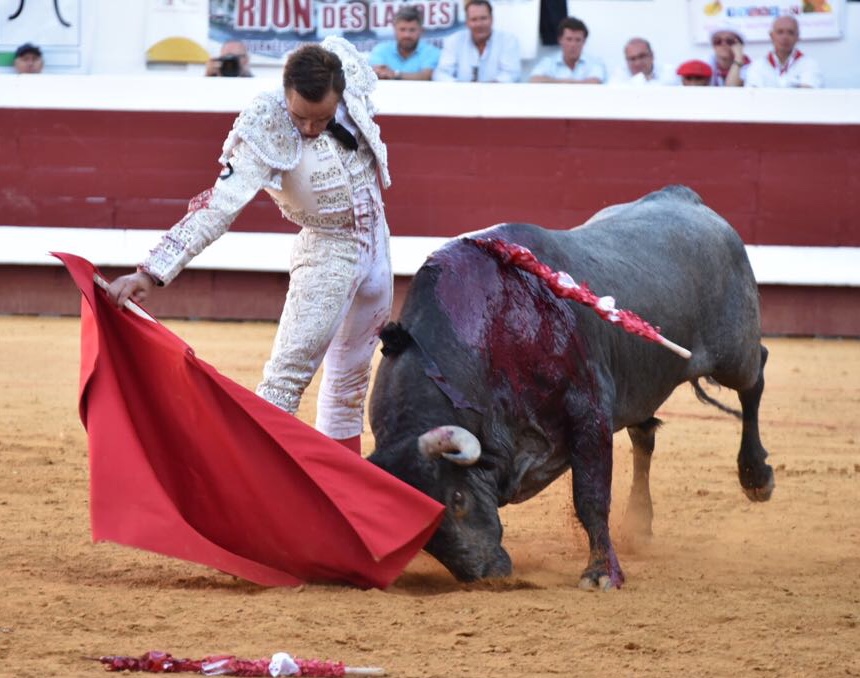 Dax (Francia). Martes, 14 de agosto de 2018. Toros de distintas ganaderías para Juan Bautista