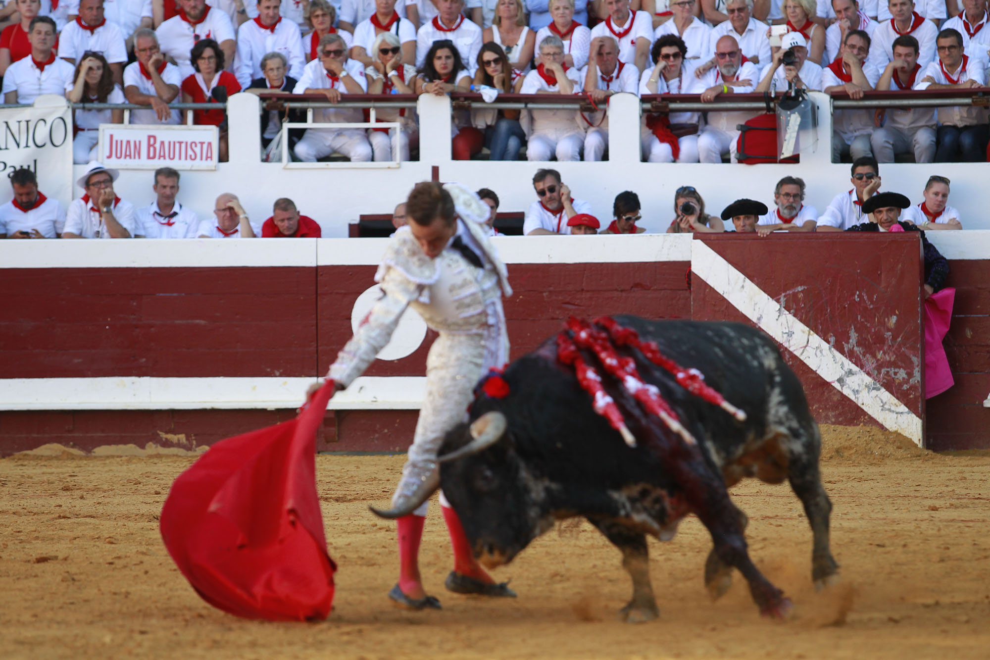Dax (Francia). Martes, 14 de agosto de 2018. Toros de distintas ganaderías para Juan Bautista