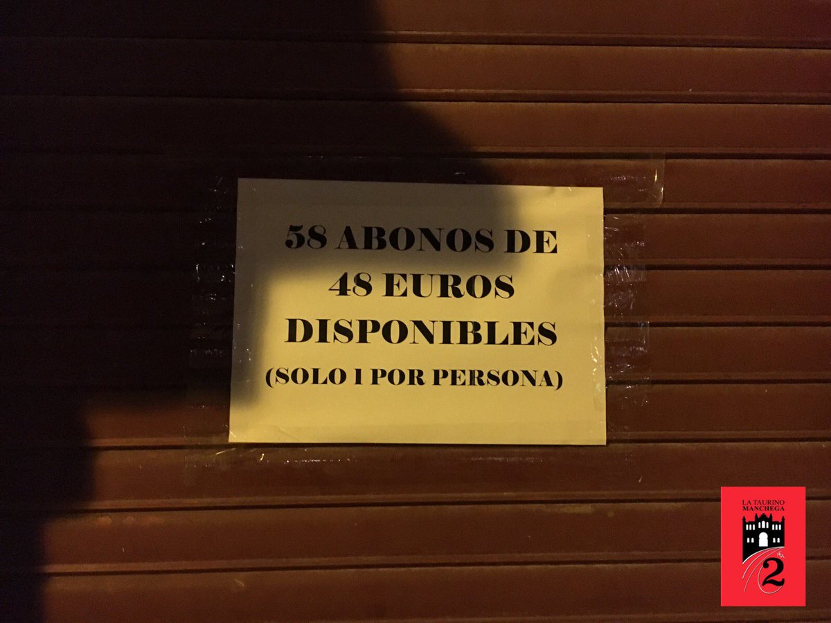 Al raso por un abono en Albacete