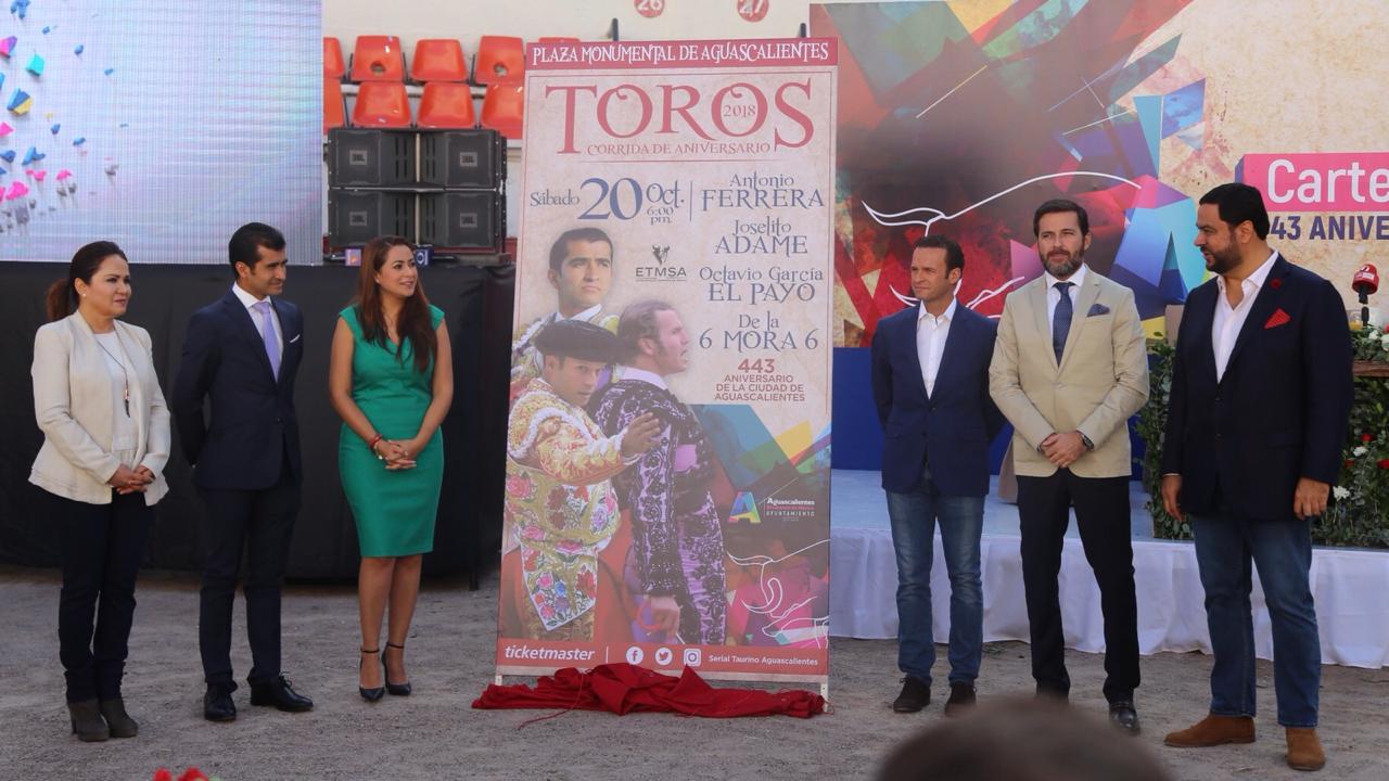 Aguascalientes, con cartel para la corrida del aniversario
