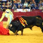 Zaragoza, martes 9 de octubre de 2018. Novillos de El Parralejo y Carriquiri para Pablo Mora, Francisco de Manuel y Manuel Diosleguarde