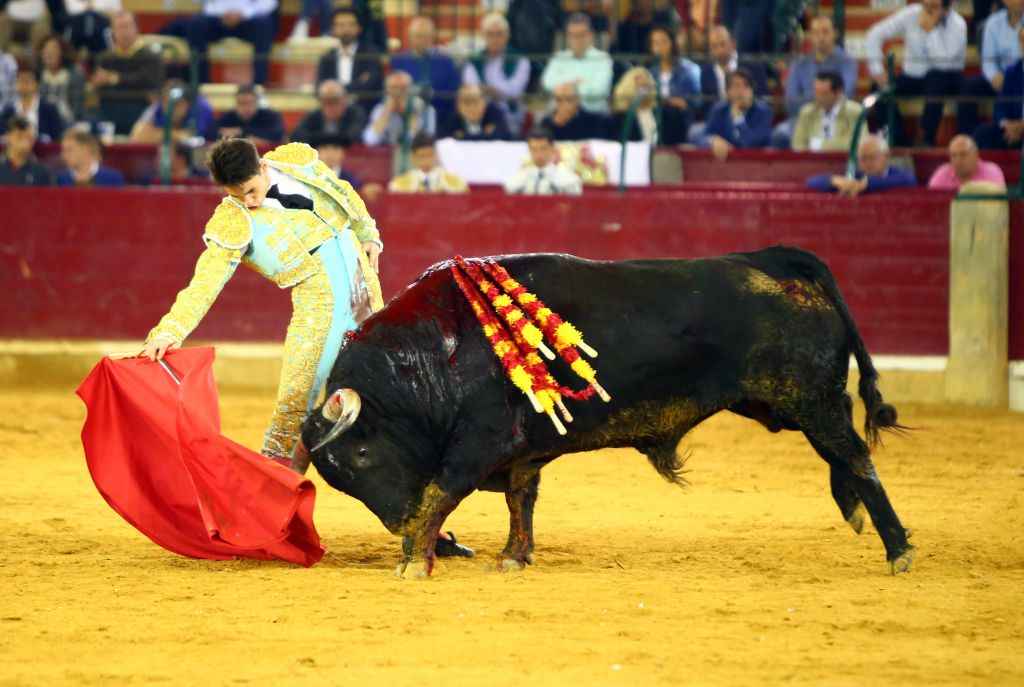 Zaragoza, martes 9 de octubre de 2018. Novillos de El Parralejo y Carriquiri para Pablo Mora, Francisco de Manuel y Manuel Diosleguarde