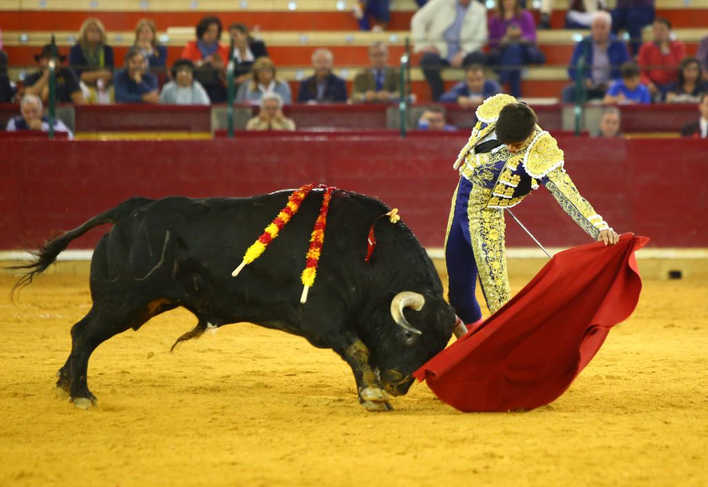 Zaragoza, martes 9 de octubre de 2018. Novillos de El Parralejo y Carriquiri para Pablo Mora, Francisco de Manuel y Manuel Diosleguarde
