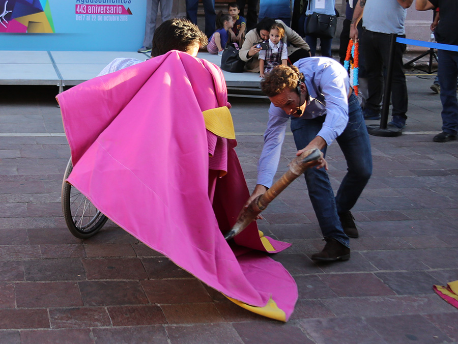 Aguascalientes - Clase de práctica de Antonio Ferrera con los jóvenes aficionados