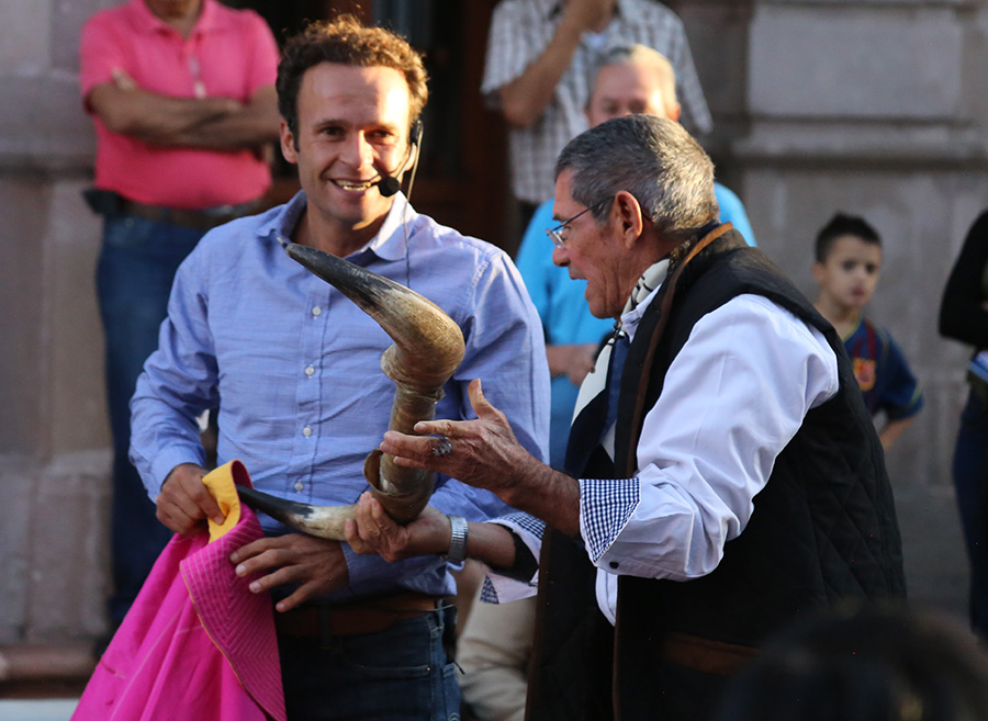 Aguascalientes - Clase de práctica de Antonio Ferrera con los jóvenes aficionados