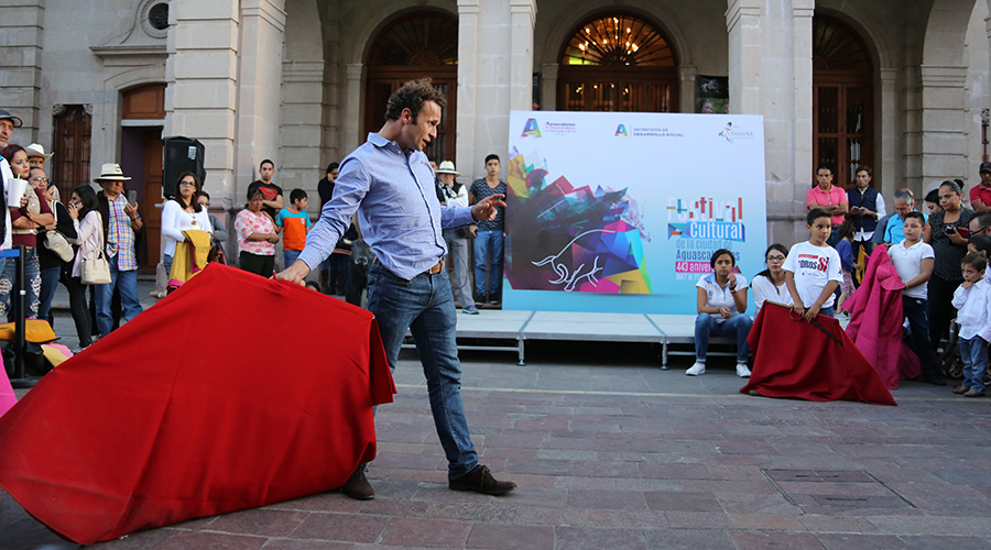 Aguascalientes - Clase de práctica de Antonio Ferrera con los jóvenes aficionados