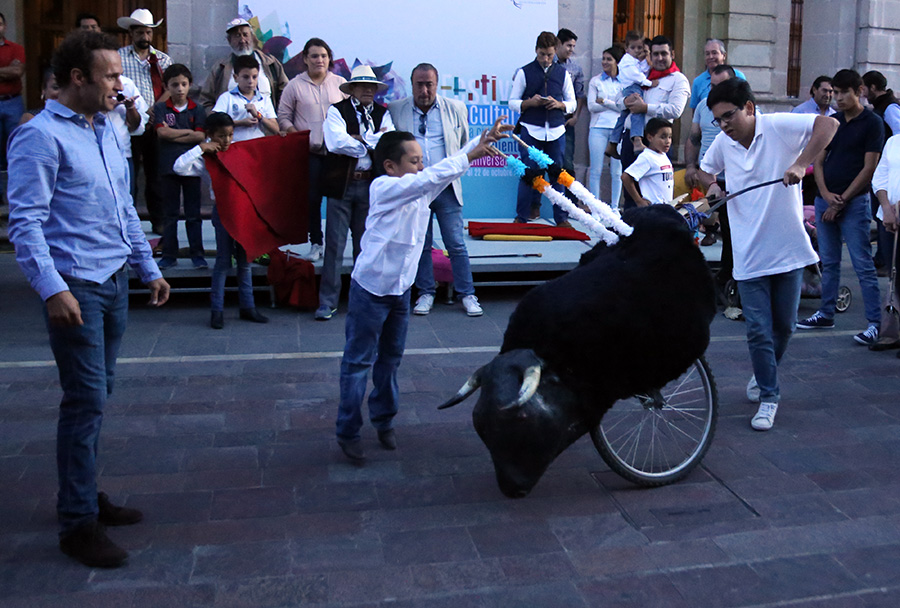 Aguascalientes - Clase de práctica de Antonio Ferrera con los jóvenes aficionados