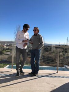 López Simón y Curro Vázquez han brindado este lunes para despedir el año y emprender caminos separados.