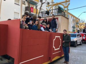 Escuela de Tauromaquia de Écija particpa en la Cabalgata de Reyes de Écija