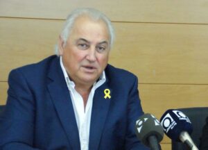 Josep Maria Corominas, alcalde de Olot.