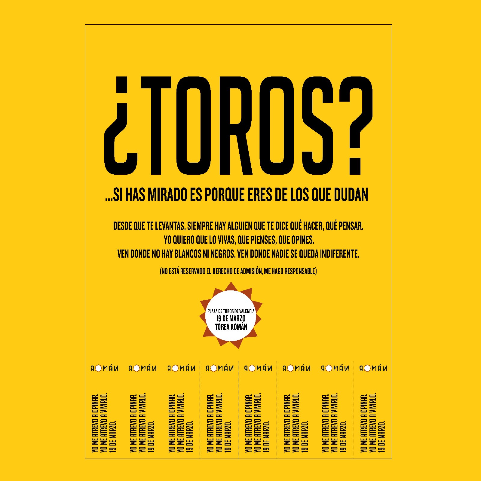 Román Collado reivindica la Tauromaquia en las calles de Valencia