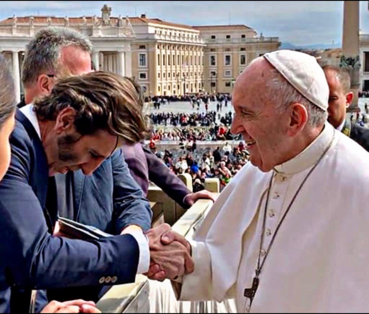 Juan José Padilla y el Papa Francisco, encuentro en Roma
