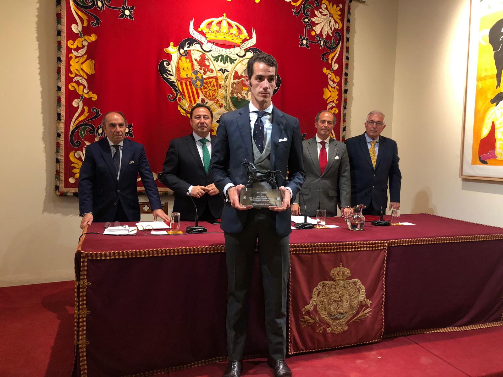 Pepe Moral, XXIX Mejor Lección Torera de Aula Taurina