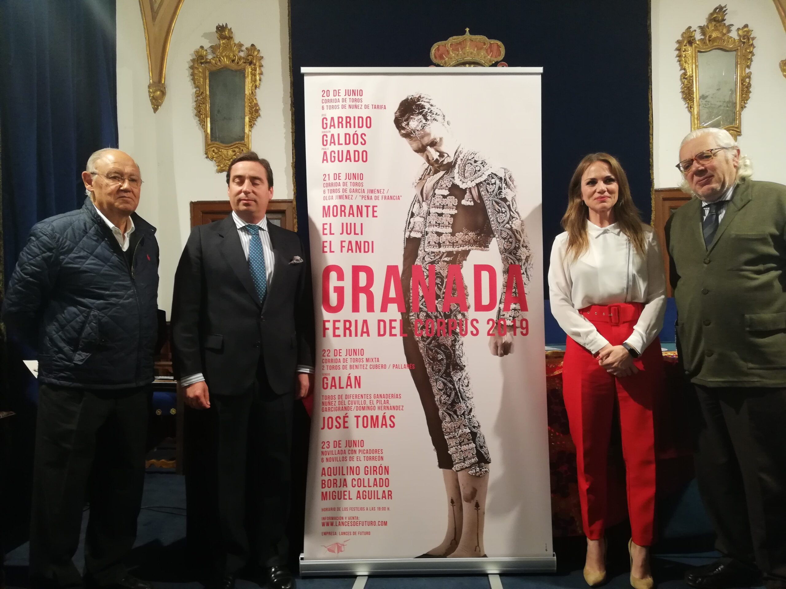 Granada presenta los carteles de la feria del retorno de José Tomás