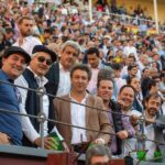 Antonio López Gibaja con amigos mexicanos