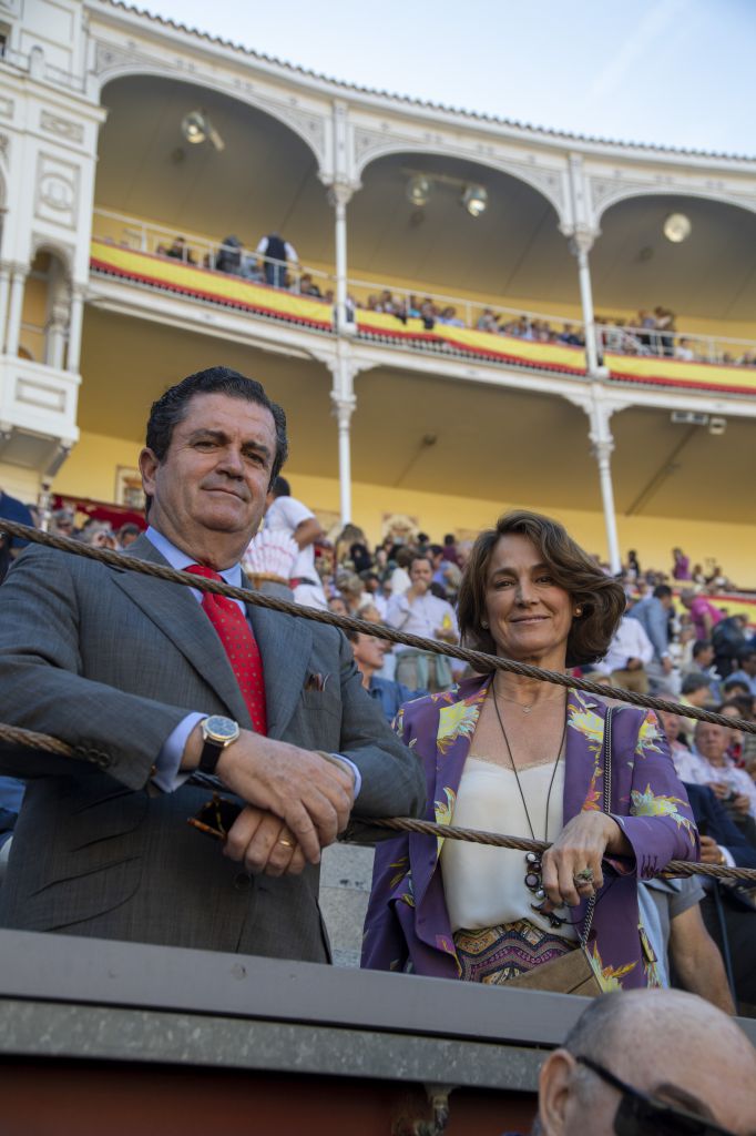 Borja Prado y su esposa