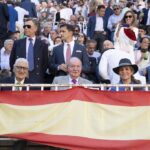 Manuel Piñera, el Rey emérito Don Juan Carlos I y la Infanta Doña Elena