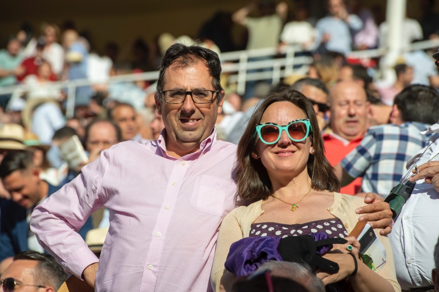 Domingo de la Cámara y su mujer Beatríz Montejo (cirujano taurino)