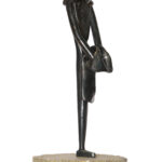 FANDIÑO.- Figura inspirada en el torero de Orduña en el patio de cuadrillas.