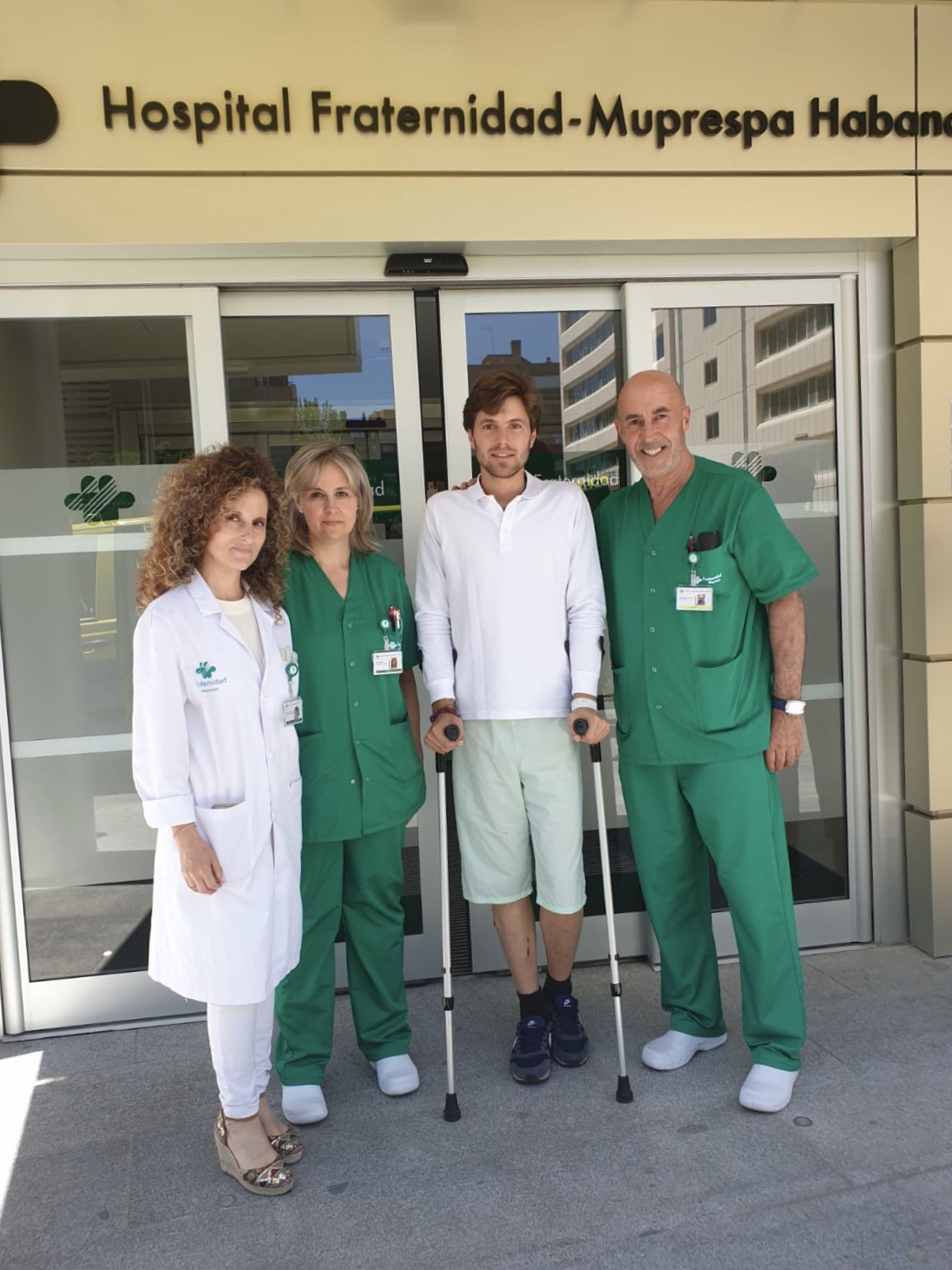 Juan Leal recibe el alta hospitalaria