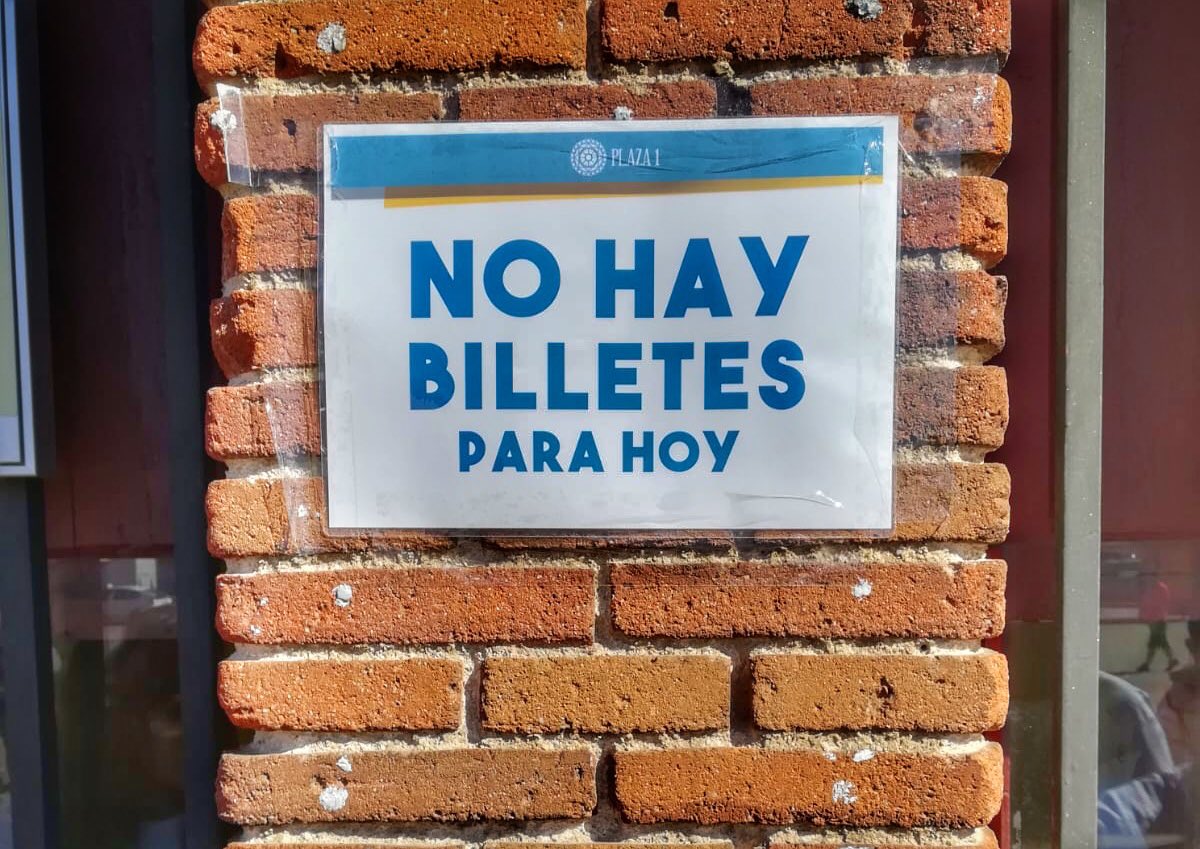 Madrid cuelga el cartel de “No hay billetes” para esta tarde