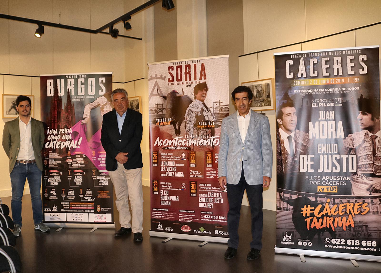 Tauroemoción presenta en Madrid las ferias de Cáceres, Soria y Burgos