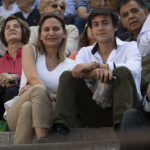 Pilar Aparicio y su hijo