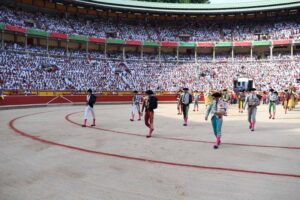 Pamplona, 11 de julio de 2018. Resumen gráfico de la corrida