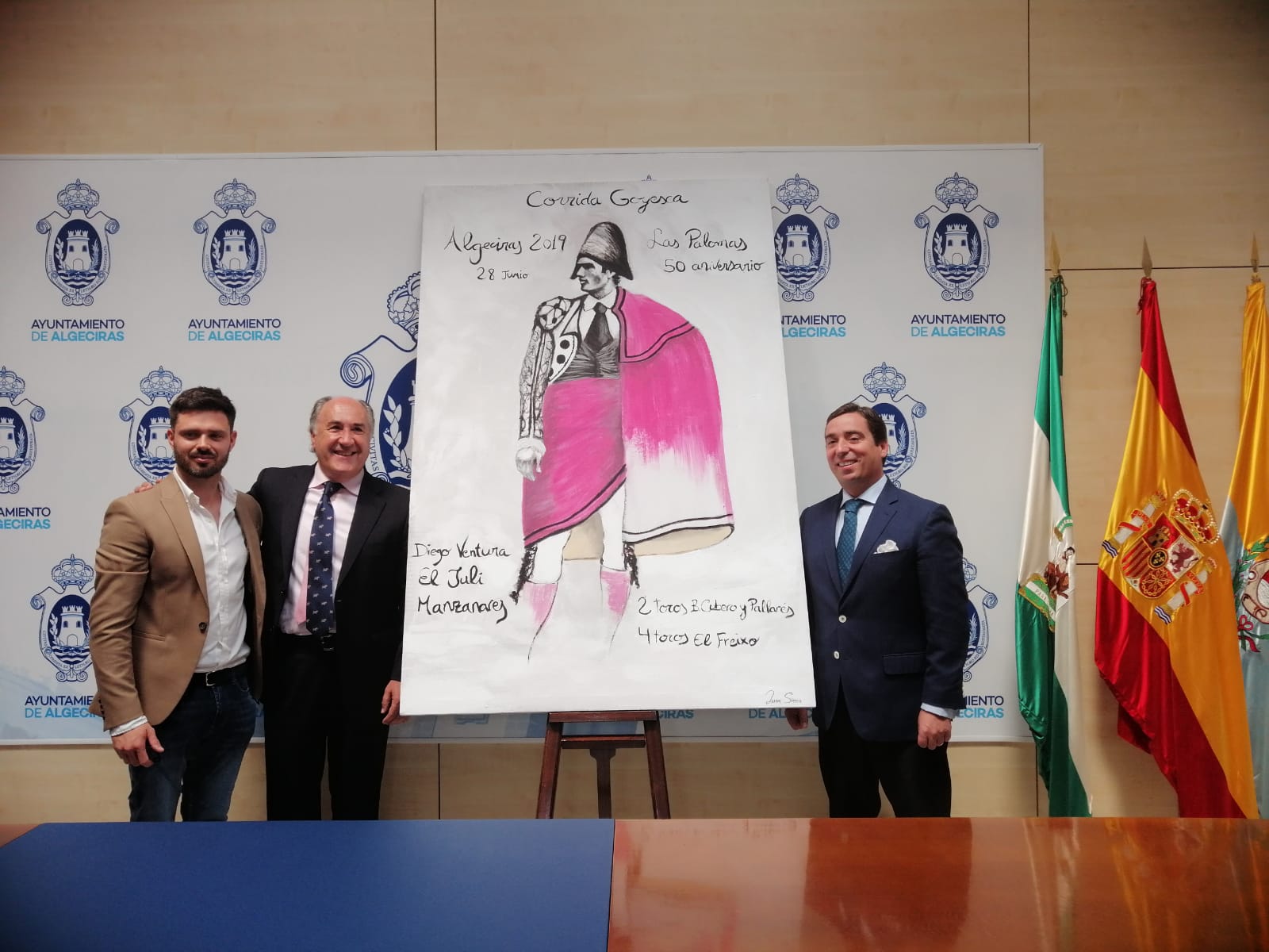 Miguelín, imagen del cartel de la Goyesca de Algeciras