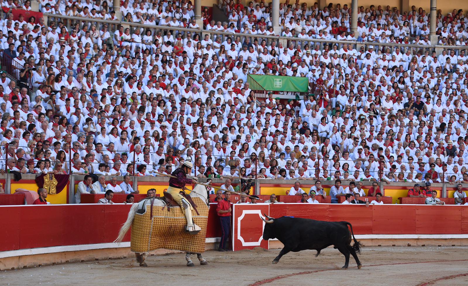 Pamplona. Miércoles 10 de julio de 2019. Feria de San Fermín. Toros de Jandilla y Vegahermosa para Diego Urdiales, Sebastián Castella y Roca Rey