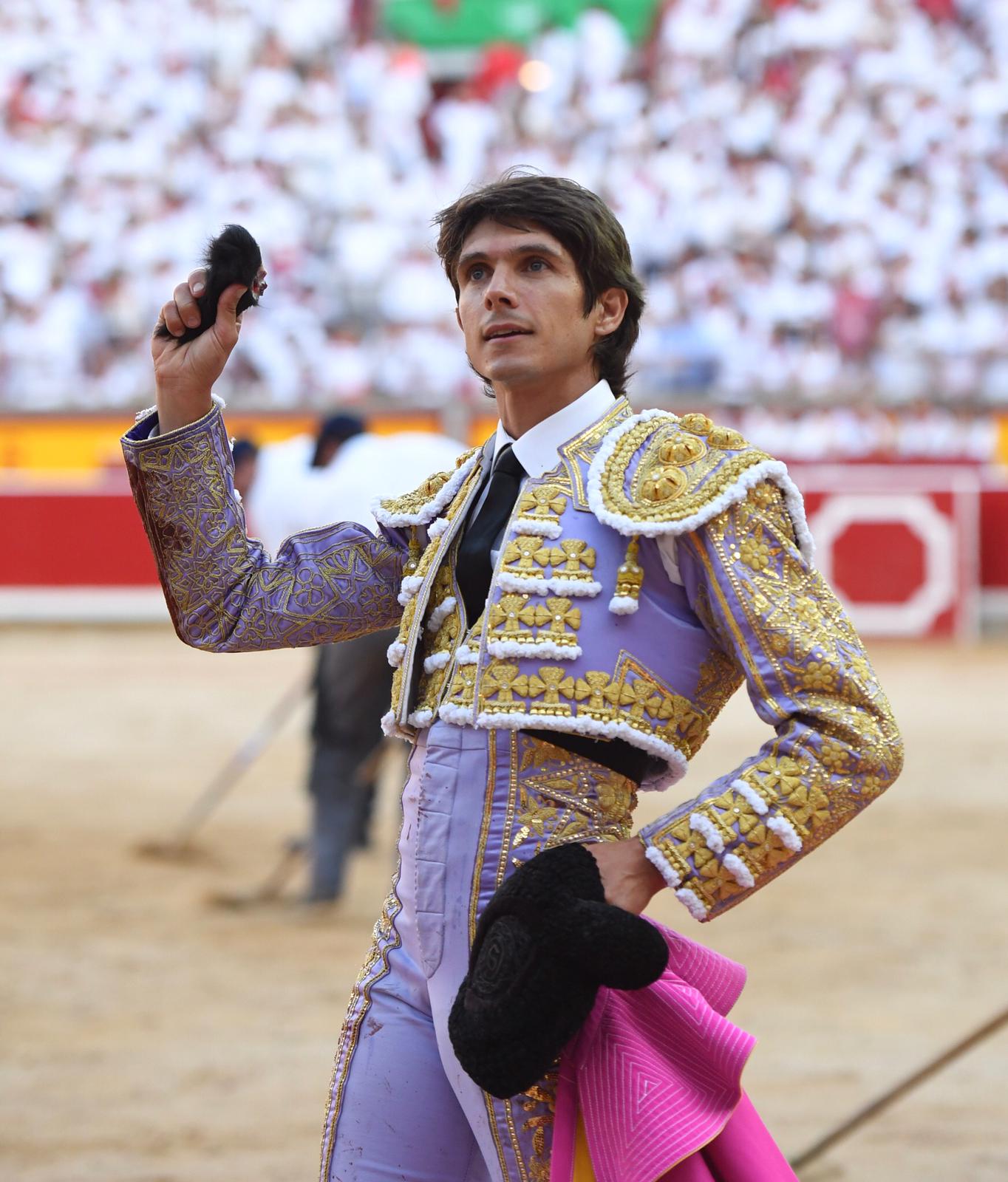 Pamplona. Miércoles 10 de julio de 2019. Feria de San Fermín. Toros de Jandilla y Vegahermosa para Diego Urdiales, Sebastián Castella y Roca Rey