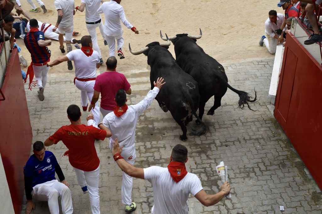 Encierro 7 de julio. Toros de Puerto de San Lorenzo