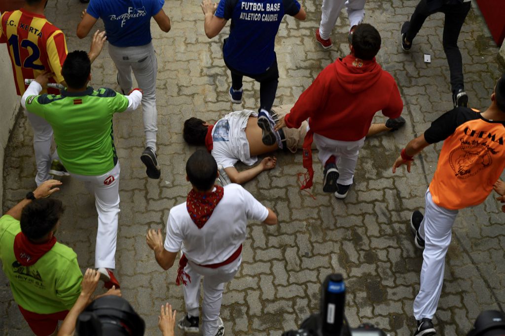 Encierro 7 de julio. Toros de Puerto de San Lorenzo