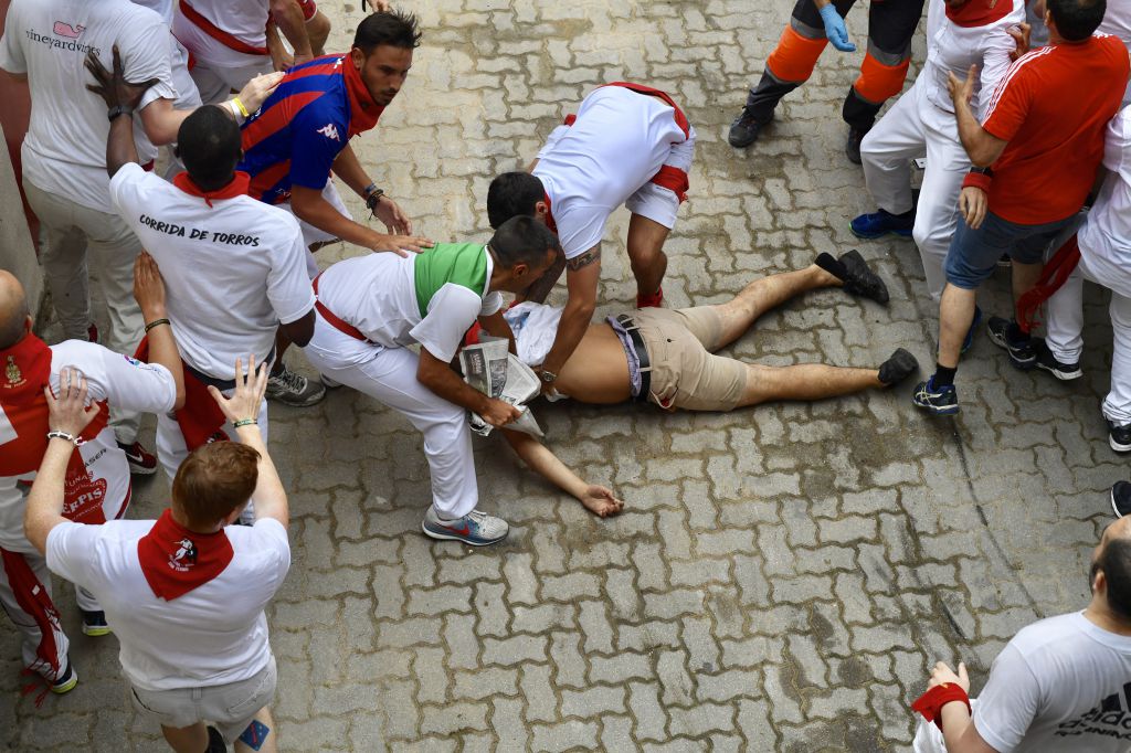 Encierro 7 de julio. Toros de Puerto de San Lorenzo