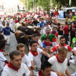 Pamplona, sábado 13 de julio de 2019. Encierro con toros de La Palmosilla