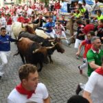 Pamplona, sábado 13 de julio de 2019. Encierro con toros de La Palmosilla