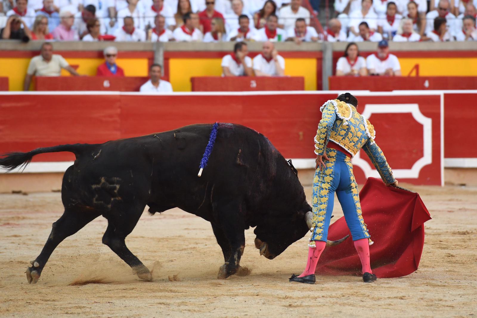 Pamplona. Miércoles 10 de julio de 2019. Feria de San Fermín. Toros de Jandilla y Vegahermosa para Diego Urdiales, Sebastián Castella y Roca Rey