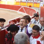 Cogida de Rafaelillo en Pamplona