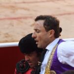 Cogida de Rafaelillo en Pamplona